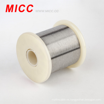 MICC Nickel nichrome aleación alambre Cr20Ni80 resistencia a la calefacción